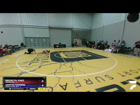 117 Lbs Placement Matches (8 Team) - Brooklyn Jones, Washington Vs Samiyah Rahming, Pennsylvania R