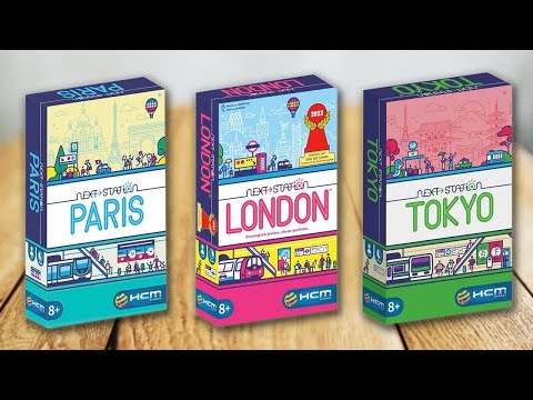 How to play NEXT STATION (Tokyo, London, Paris) (Rules, gameplay and instructions) - Spielregeln TV