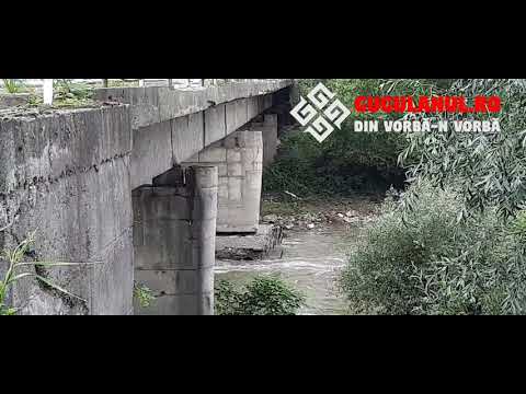 Avarie majoră la un pod din Comuna Slatina-Timiș.