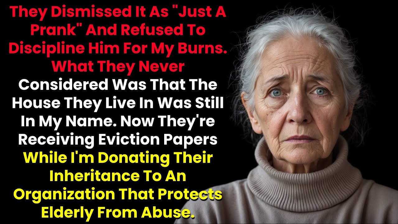 My Grandson Threw Hot Water On Me—But His Parents Had No Idea What I Was About To Take From Them