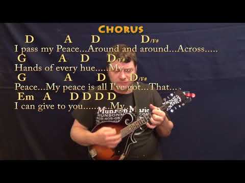 My Peace (Woody Guthrie) Mandolin Cover Lesson in D with Chords/Lyrics