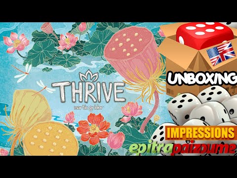 Thrive - Unboxing & Impressions (EN) by Epitrapaizoume