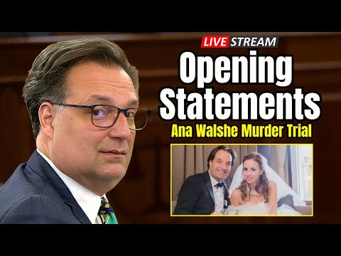 LIVE Brian Walshe Trial: Opening Statements for The Murder and Disappearance of Ana Walshe