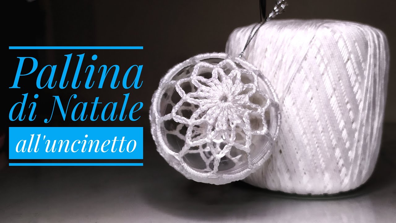Pallina di Natale all'uncinetto