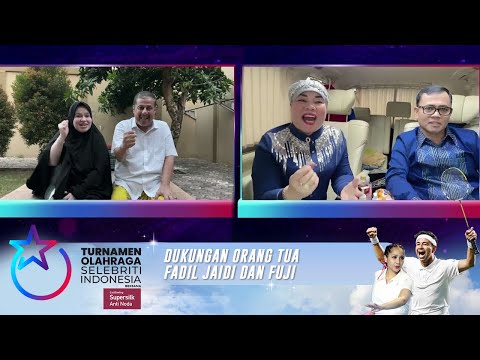 SURPRISE! Dukungan Penuh Orang Tua dari Fadil Jaidi dan Fuji | Turnamen Olahraga Selebriti Indonesia