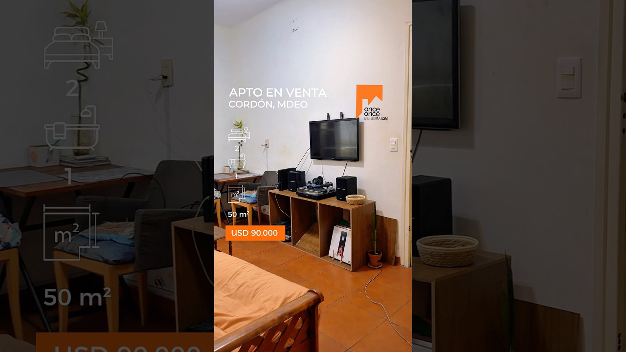 Apartamento 2 Dormitorios – Cordón Límite Pocitos - Video