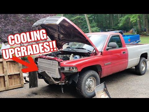 2nd Gen Cummins Gets HUGE NEW INTERCOOLER... Body Modification Required!!