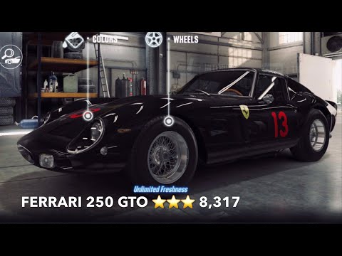 CSR2 250 GTO ⭐️⭐️⭐️,SHIFT/TUNE 8,317 UPDATE