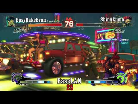 BaseLAN 25 SF4AE Loser Final - EasyBakeEvan vs ShinAkuma