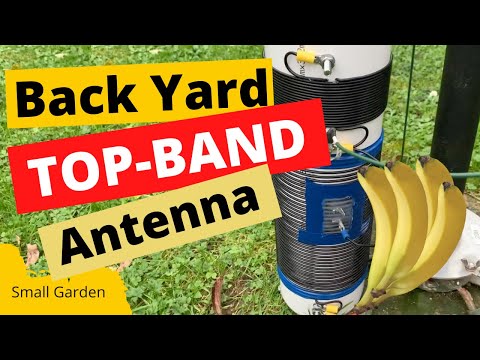 HAM RADIO: Top Band Vertical Small Garden /Back Yard Antenna  - 160M band DX Commander