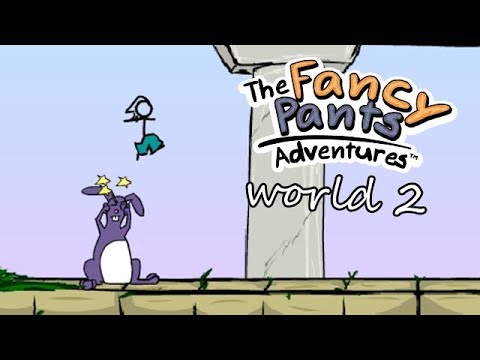 The Fancy Pants Adventure - World 2 - Part 2 [Gameplay, Walkthrough] Video