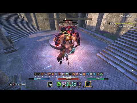 Breton Magicka Warden 75.7k dps - Raid Dummy (Dragonhold) - false gods / mothers sorrow set up