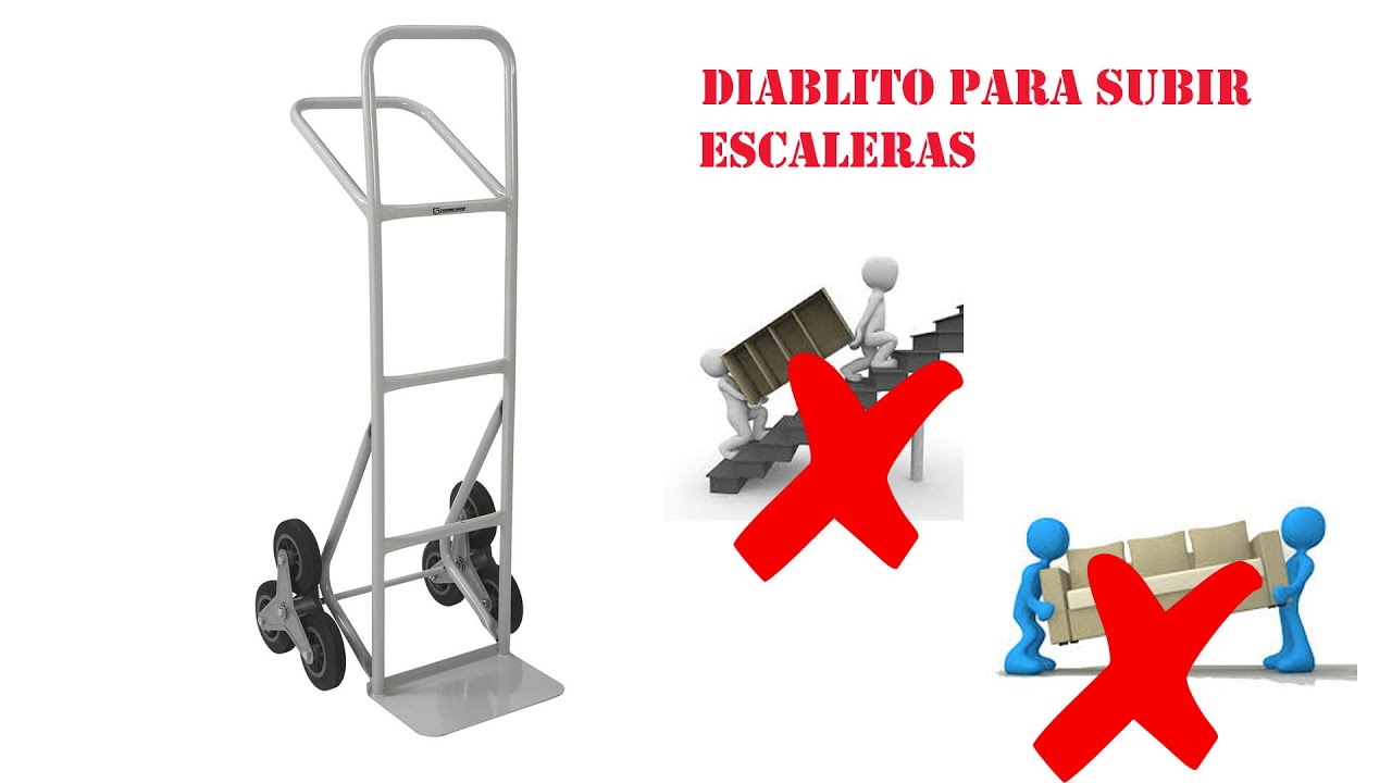 Diablito de Carga 3 Ruedas para Subir Escalones en Escaleras