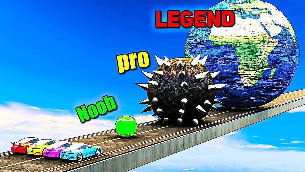 Testing cars vs impossible ball challenges in GTA 5