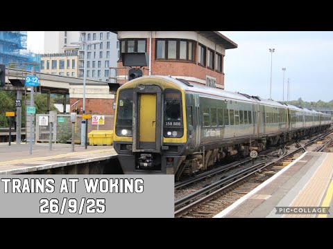 Trains at Woking - 26/9/25