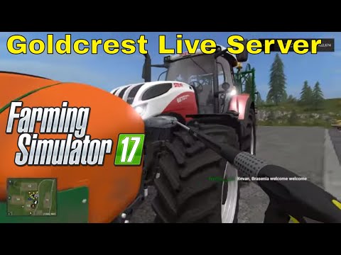 Goldcrest Live Server March 16th 2018 - Farming Simulator 17
