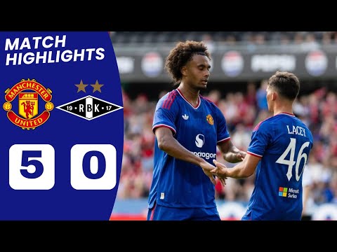 Man United vs Rosenborg (5-0) HIGHLIGHTS | Zirkzee Goal vs Rosenborg | Pre-Season Friendly.