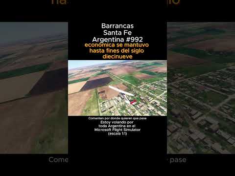 Barrancas, Santa Fe desde el Microsoft Flight Simulator #barrancas #santafe #msfs #joaha45