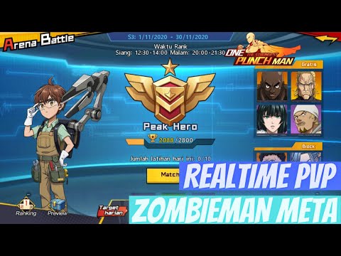 Realtime PvP Zombieman META Part 1 - One Punch Man The Strongest