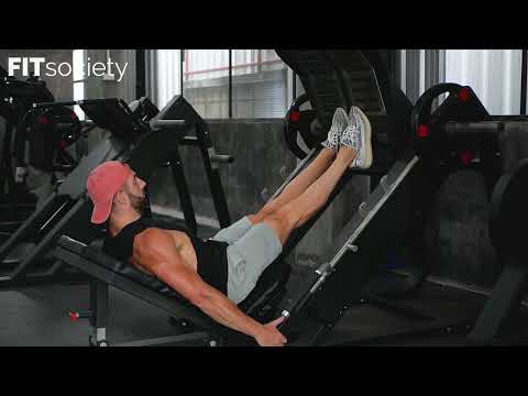 calf press on the leg press machine