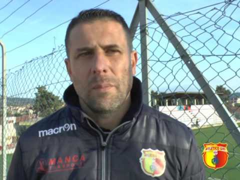 Mister Cirinà dopo Atletico Uri - Valledoria 3-4 (24^ giornata Eccellenza)