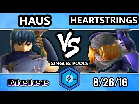 Shine 2016 SSBM - Haus (Marth) Vs. Heartstrings (Sheik) Melee Singles