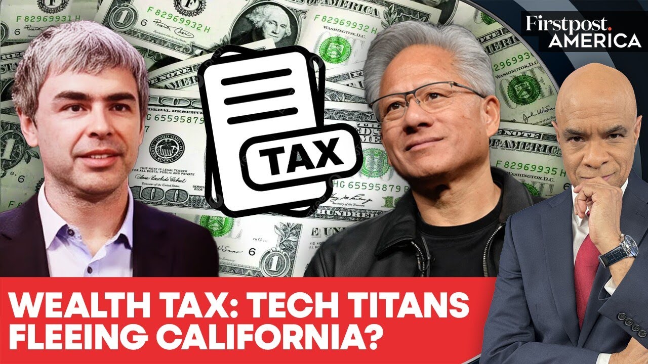 Google’s Larry Page Leaves California Amid Tax Fears; Nvidia’s Huang Will Stay | Firstpost America  
