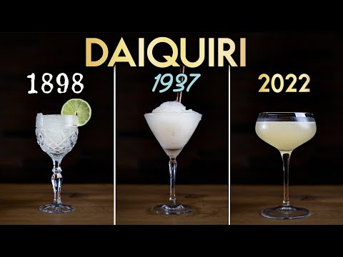 Daiquiri Cocktail Recipes Through History