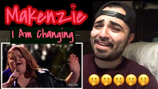 Reacting to MaKenzie Thomas I Am Changing  The Voice