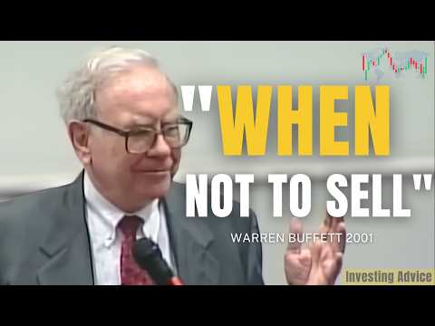 Warren Buffett on When NOT to Sell a Stock | Terry Leadership Speaker Series 2001