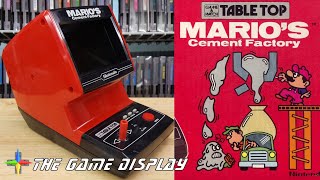 Mario's Cement Factory Game & Watch - Table Top Version Gameplay & Review