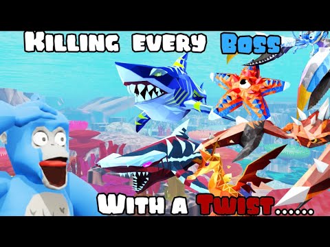 Killing “every” boss in shark go with a twist….