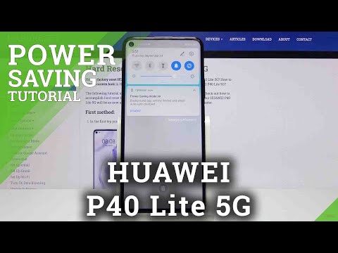How to Enable Power Saving Mode on HUAWEI P40 Lite 5G – Turn On Power Saving Mode