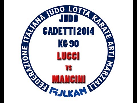 Judo - Cadetti 2014 - Finale 1-2 90KG Lucci - Mancini