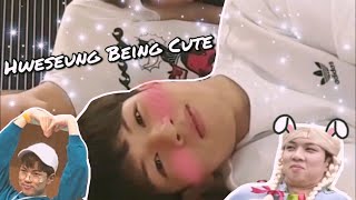 yoo hweseung being cute for 6 minutes