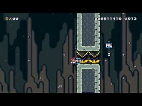 POW Surfing Speed Run (20sec): Beating Super Mario Maker's Super Expert Levels!