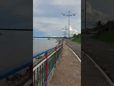 Orla de humaita Amazonas. #conhecendo #passeio #viral #fyp