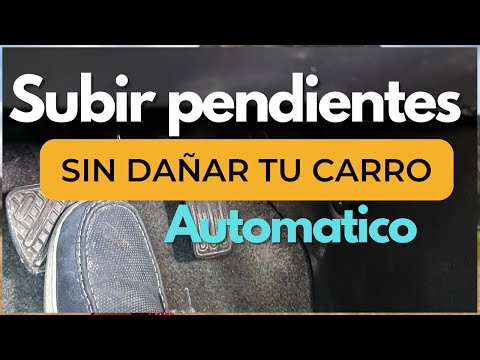 How to drive an automatic car on hills