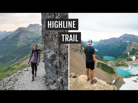 Hiking the Highline Trail to Grinnell Glacier Overlook at Glacier National Park