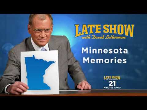 Minnesota Connections to Letterman Late Night