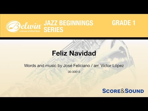 Feliz Navidad, arr. Victor López - Score & Sound