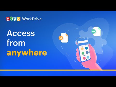 Manage files on the go | Zoho WorkDrive