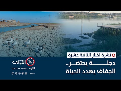 فيديو | دجلة يحتضر.. الجفاف يهدد الحياة | نشرة اخبار الثانية عشرة