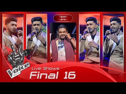 Sasindu Raveen | Paya Ai Hinahenne (පායා ඇයි) | Live Shows | Final 16 | The Voice Teens SL
