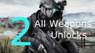 Ghost Recon : Future Soldier- All Weapons, All Unlocks/ Weapon Range part 2 [HD]