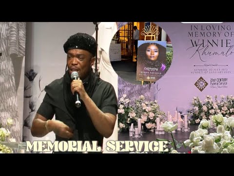 Somizi Mhlongo Speaks At Winnie Khumalo's Memorial Services | Emotional