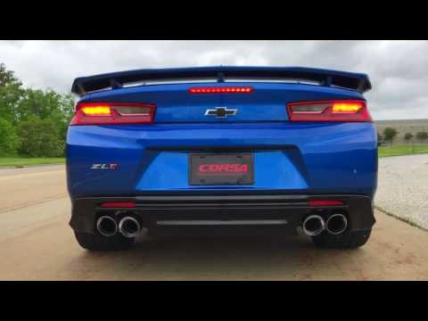 Powerful Corsa Performance 2017-2023 Camaro ZL1 Axle-Back Exhaust System Extreme Sound Level