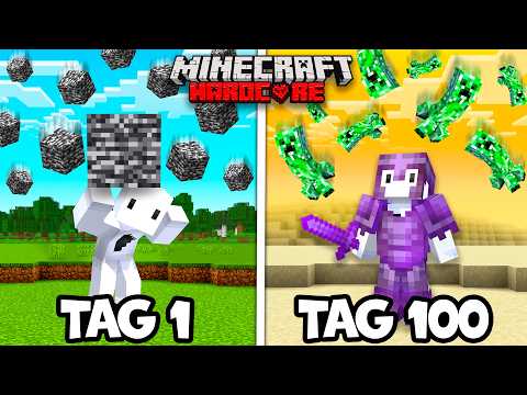 100 Tage, aber DER HIMMEL ÄNDERT sich in Minecraft Hardcore!