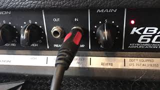 Video thumbnail for Peavey KB/60 Keyboard Amplifier by Len Marten