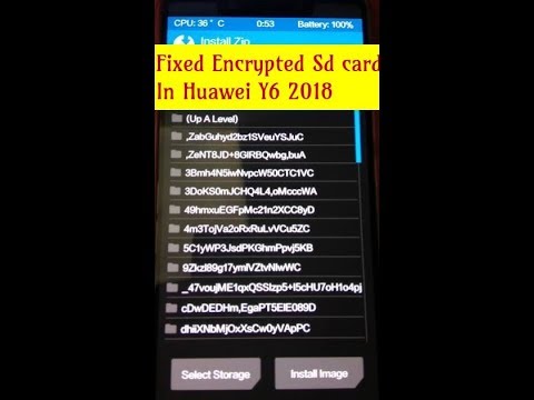 Huawei Y6 2018 - How to Flash Twrp v2 (fixed encrypted)